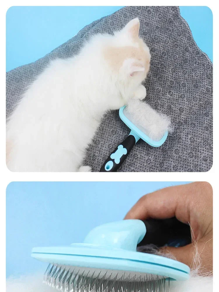 Hair Grooming For Hair Removal Comb Combs Rotatable Knotting Cat Small Dog Dogs Pet Supplies Medium Slicker Brushes Needle Brush