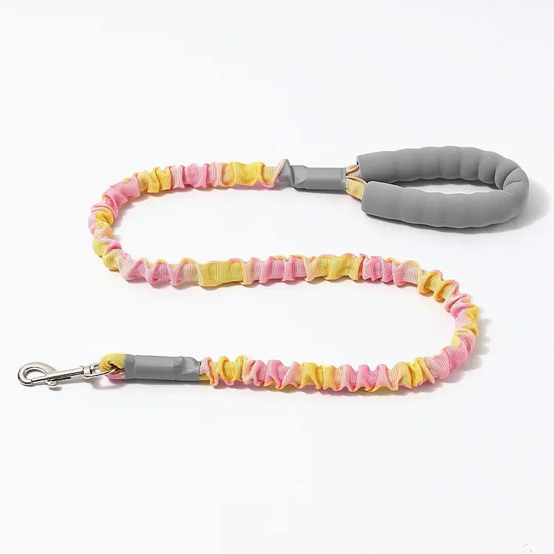 Pet Supplies custom elastic rope dog leash outdoor explosion-proof pet leash