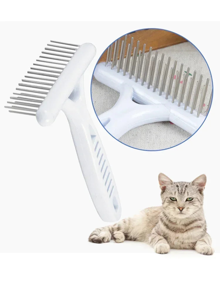 SUPERPET White Rake Comb for Dogs Brush Short Long Hair Fur Shedding Remove Cat Dog Brush Grooming Tools Pet Dog Supplies