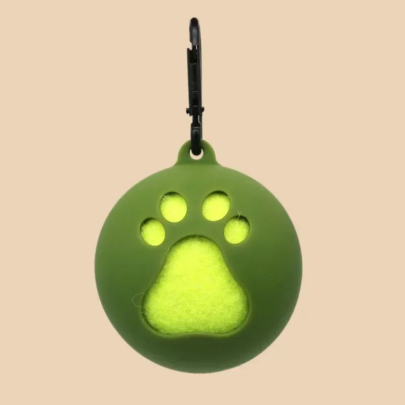Tennis Ball Bag Lightweight Tennis Ball Holder with Hands-free Dog Leash Attachment Easy Installation Pet Supplies for Active