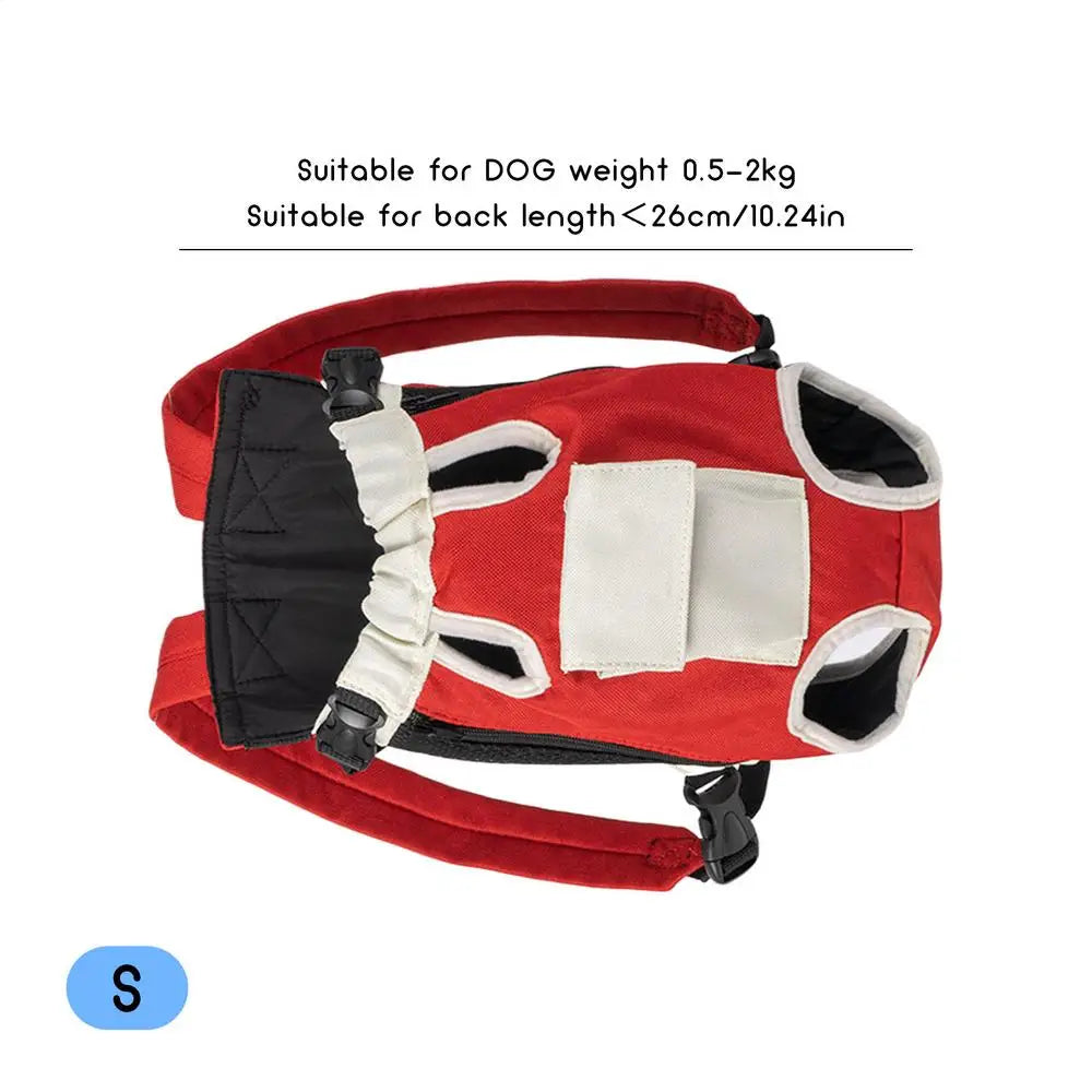 Backpack Dog Carrier Cat Legs Out Adjustable Travel Bag Portable Puppy Accessories For Small Medium Dogs Small Pet Supplies For