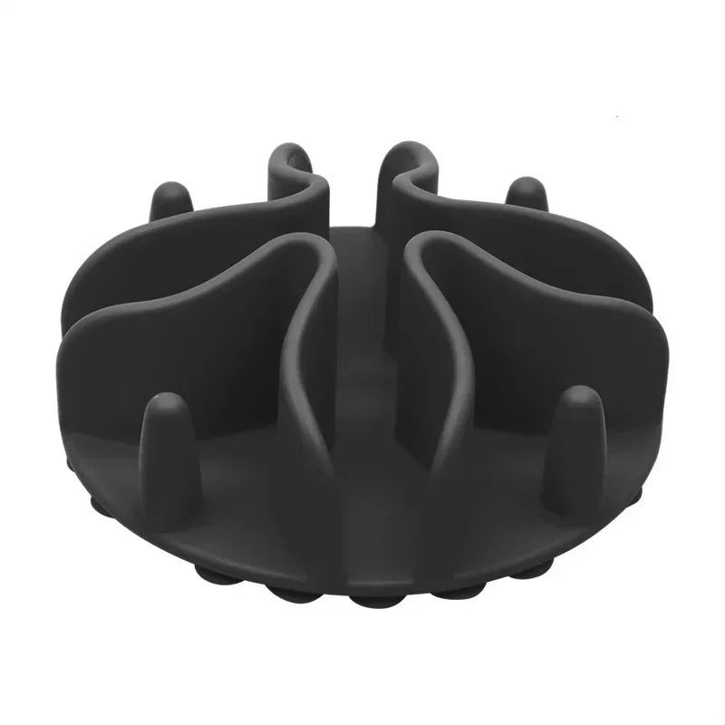 Small with Strong Silicone Products Insert for Cup Medium Large Bowl Slow Pet Spiral Feeding Dogs Suction Feeder