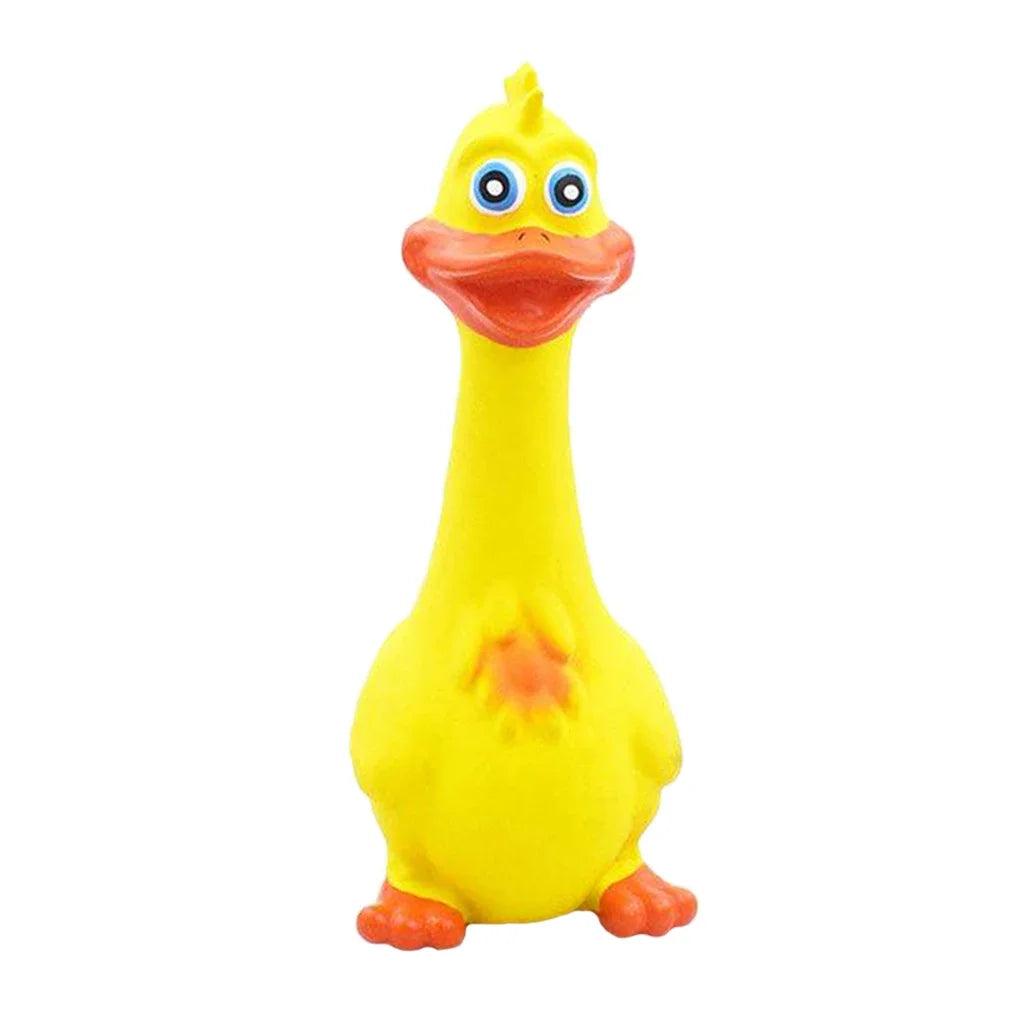 Funny Rubber Chicken Ducks for Dogs Cats, Pet Toys Creative Shrilling Squeeze Sound Screaming Chicken Toys Dog Chew Toy for Cats