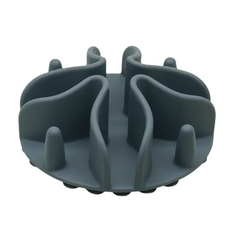 Small with Strong Silicone Products Insert for Cup Medium Large Bowl Slow Pet Spiral Feeding Dogs Suction Feeder