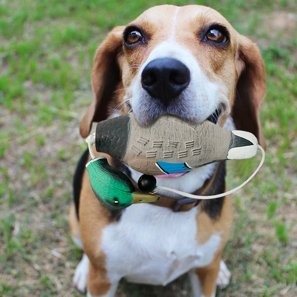 Dead Duck Dummy Bumper Floating Mimics Dead Duck Bumper Dog Toy Decoy for Outdoor Training Waterfowl Retriever