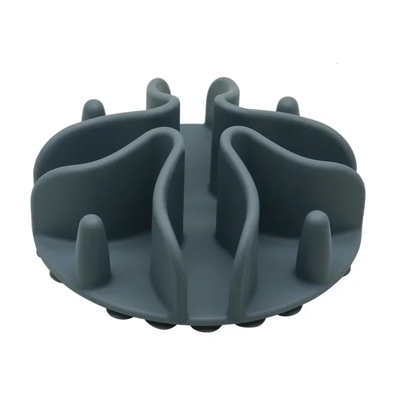 Small with Strong Silicone Products Insert for Cup Medium Large Bowl Slow Pet Spiral Feeding Dogs Suction Feeder