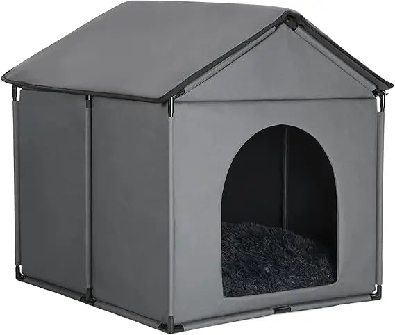 Large Dog House Soft Indoor with Internal Size 30x28x23in for Labrador Husky Samoyed Golden Retriever German Shepherd, Large Pet
