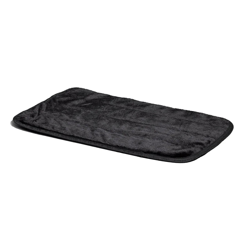 Deluxe Pet Mat 24 Inch Washable Dog Bed Non Skid Bottom Plush Soft Synthetic Fur Keeps Pets Cool Warm