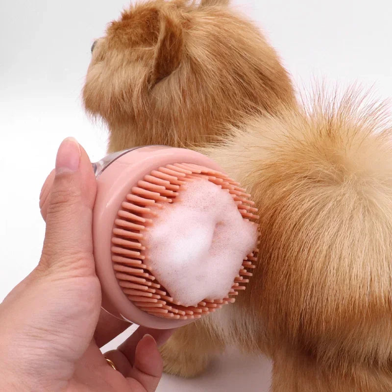 Popular Supplies New Pet Shower Cleaning Gadget Dog Bath Brush