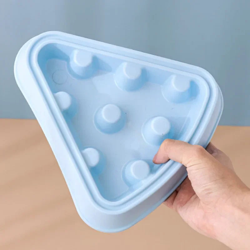 Pet Feeding Dishes Puppy Cats Slow Food Bowl Anti-Gulping Non-slip Pets Slower Feeder Medium Small Dogs Pizza Single Bowl