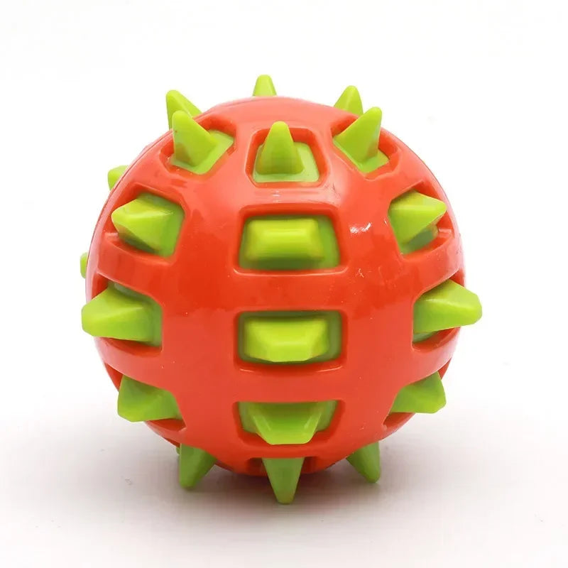 Pet Dog Chew Toy 12cm Dog ball TPR Spikes Molar Cleaning Tooth Funny Toy Indestructible Interactive Toy Products Pet Supplies