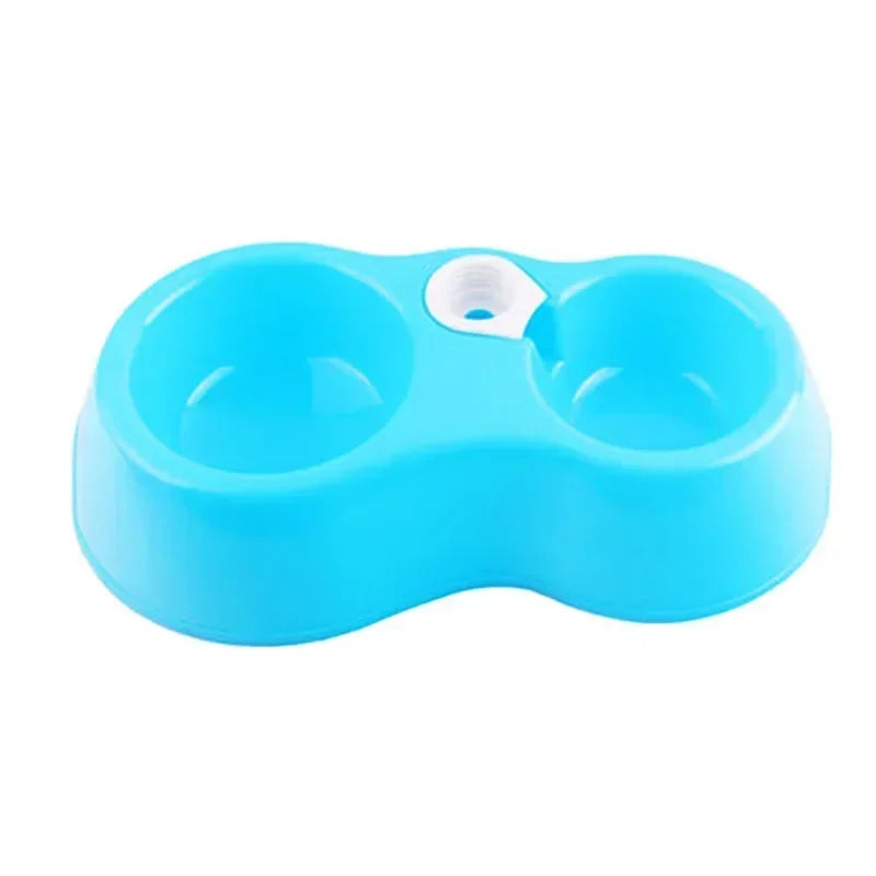 Dual Port Dog Automatic Water Dispenser Feeder Utensils Bowl Cat Drinking Fountain Food Dish Pet Bowl Cats Pet Dogs Pet Feeder
