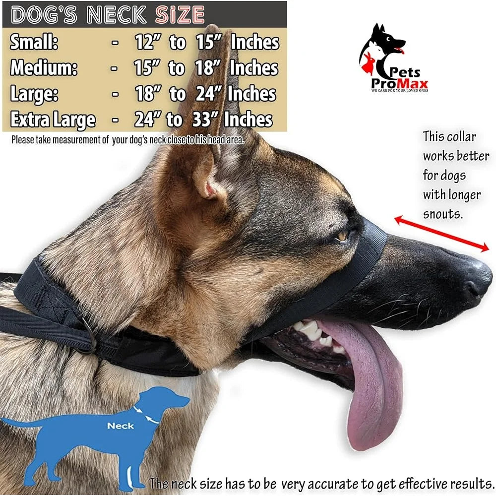 Large No Pull Dog Headcollar Adjustable Training Gear Gentle Comfortable Design Walking Leash Control Safe Humane Solution