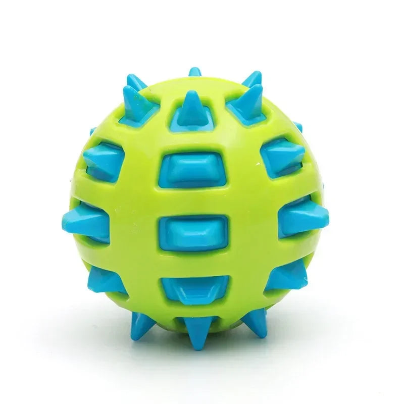 Pet Dog Chew Toy 12cm Dog ball TPR Spikes Molar Cleaning Tooth Funny Toy Indestructible Interactive Toy Products Pet Supplies