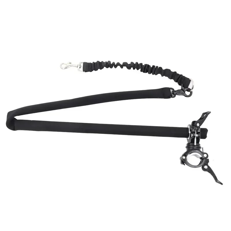 Bicycle Dog Leash Metal Rod Traction Metal Thickened Dog Chain Removable Elastic Traction Rope Pet Supplies Pet Traction Rope