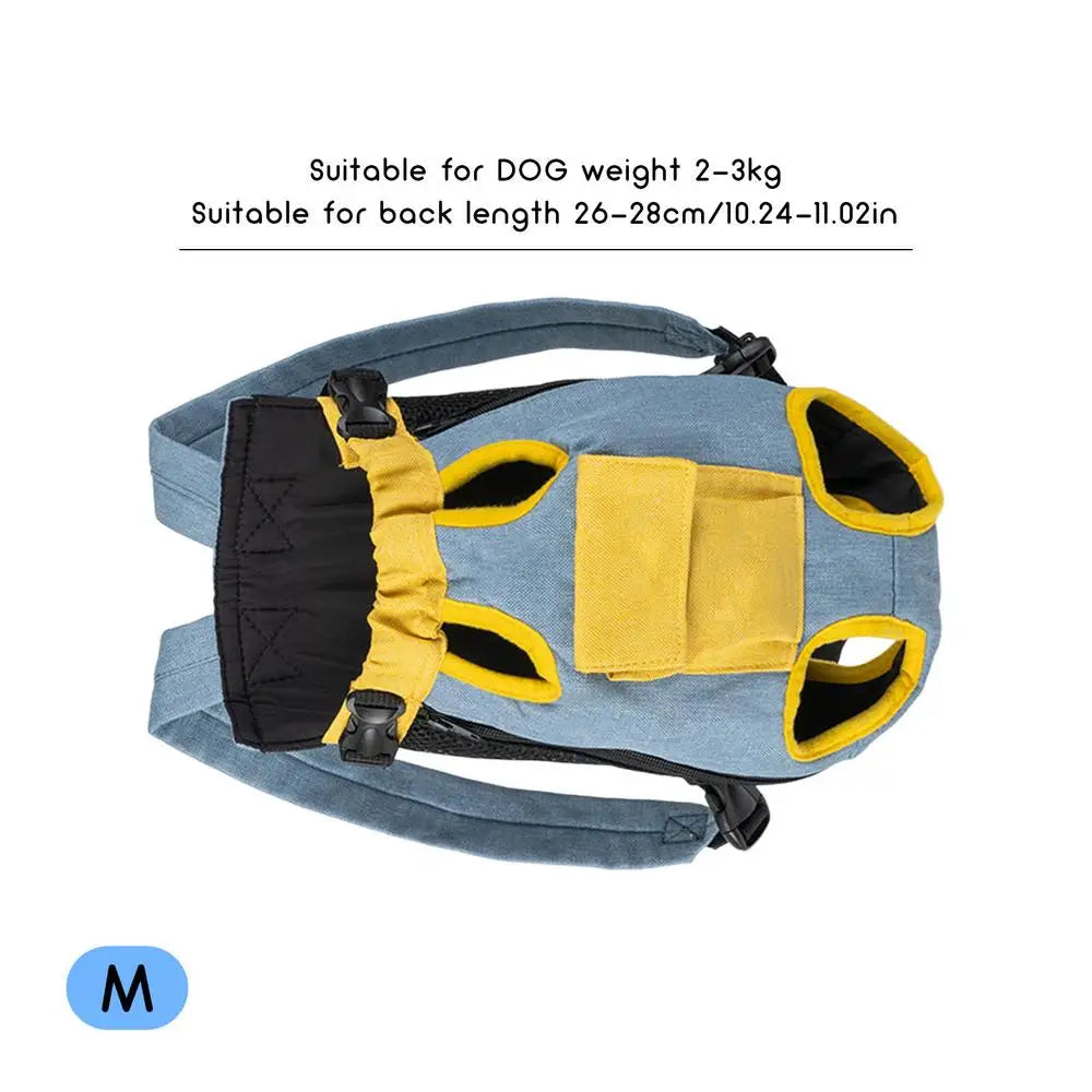 Backpack Dog Carrier Cat Legs Out Adjustable Travel Bag Portable Puppy Accessories For Small Medium Dogs Small Pet Supplies For