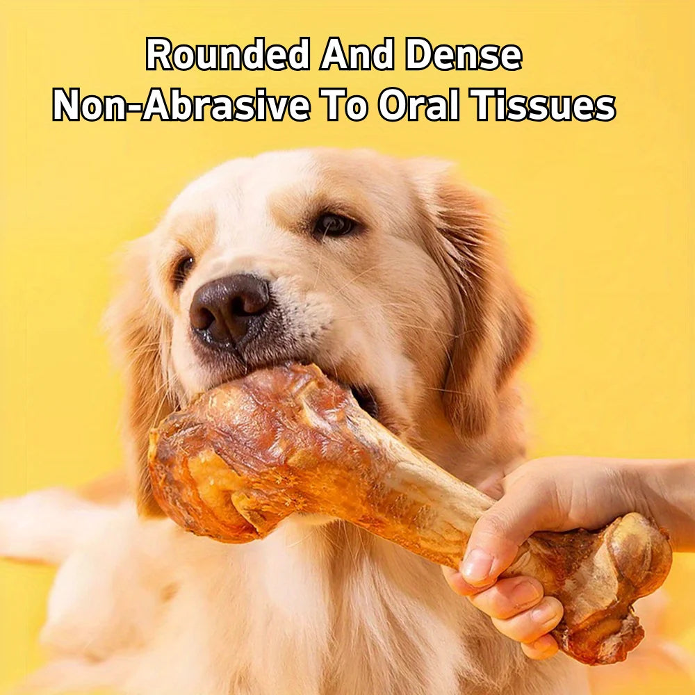 240g/8.46oz(2 Count x120g/4.23oz)6 Inch Beef Dog Bone for Aggressive Chewers, Large and Medium Breed Dog Treat, Natural