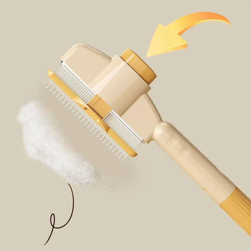 Dog Comb Pet Hair Remover One Button Dogs Brush Cat Brush Massage Combs Dog Grooming Brushes Tool Pet Supplies