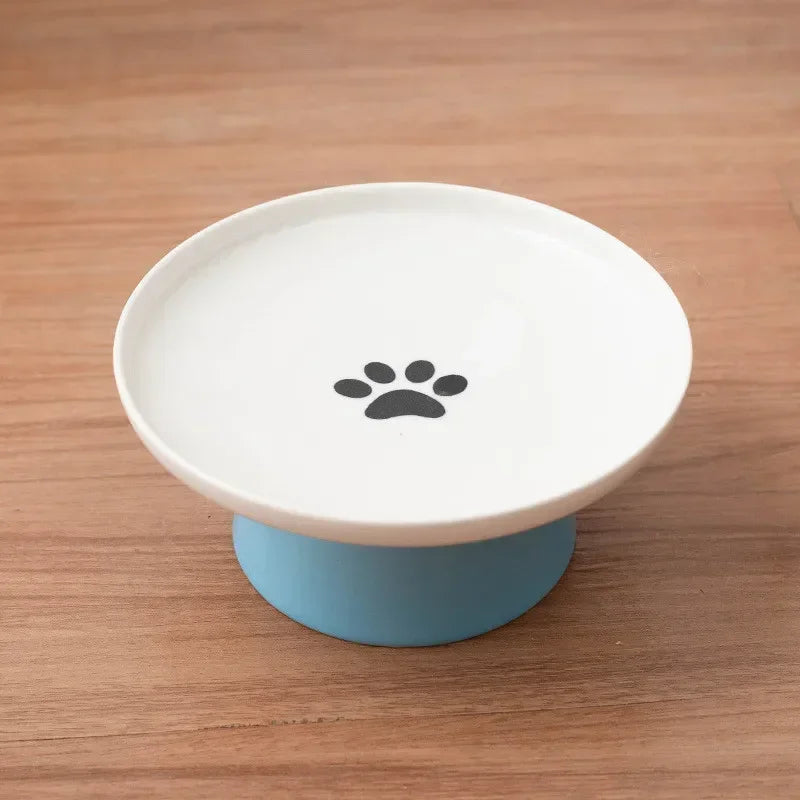 Cat Bowl Ceramic Pet Bowls Cat Dog Bowl Dish Pet Food Plate Kitten Water Dish Feeder Dog Bowl Feeder for Cats Pet Accessories