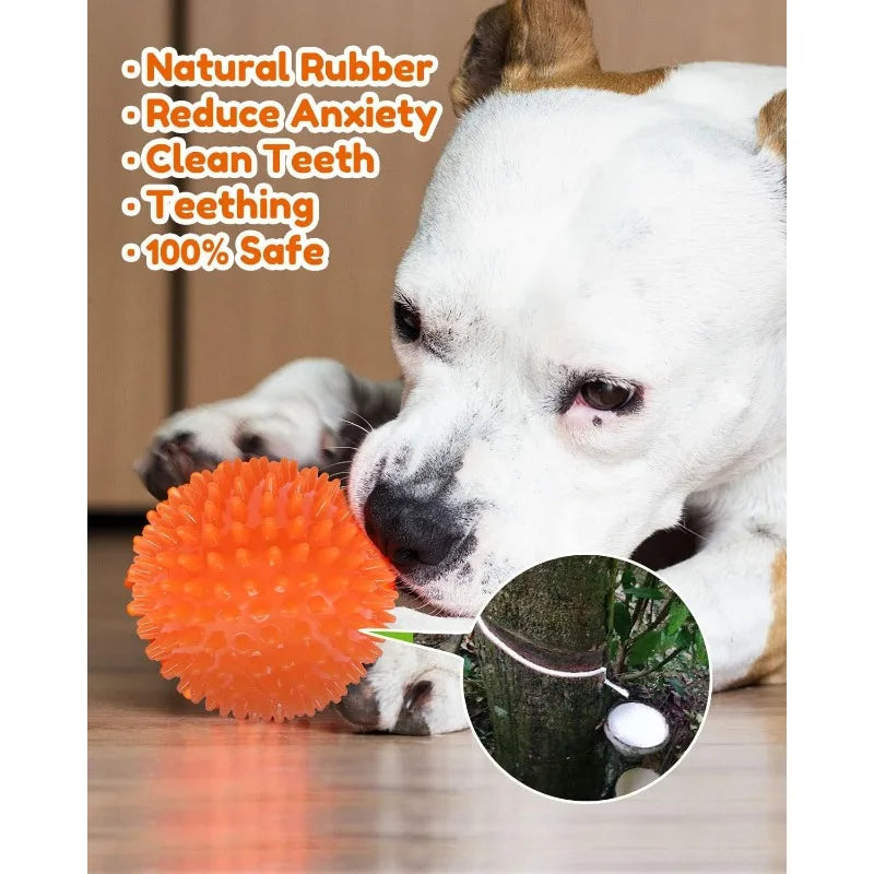4.5-inch dog ball, suitable for medium to large dogs, toys for dogs to chew, and toy balls for training