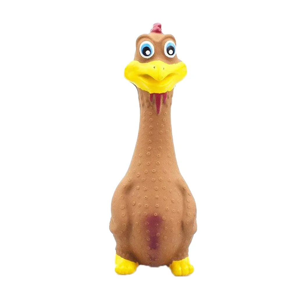 Funny Rubber Chicken Ducks for Dogs Cats, Pet Toys Creative Shrilling Squeeze Sound Screaming Chicken Toys Dog Chew Toy for Cats