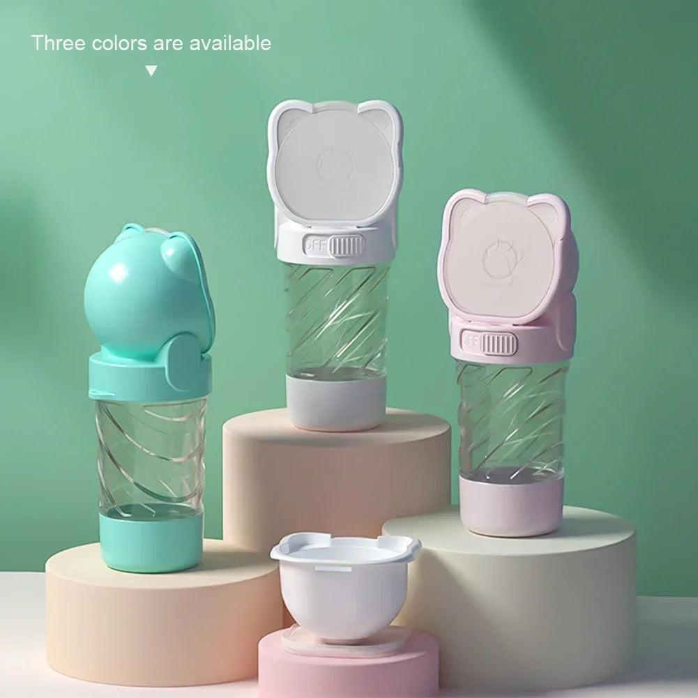 Portable Dog Portable Water Bowl Food Grade Material Dog Cat Travel Pet Water Cup Bottle With Food Dispenser Pet Dog Supplies