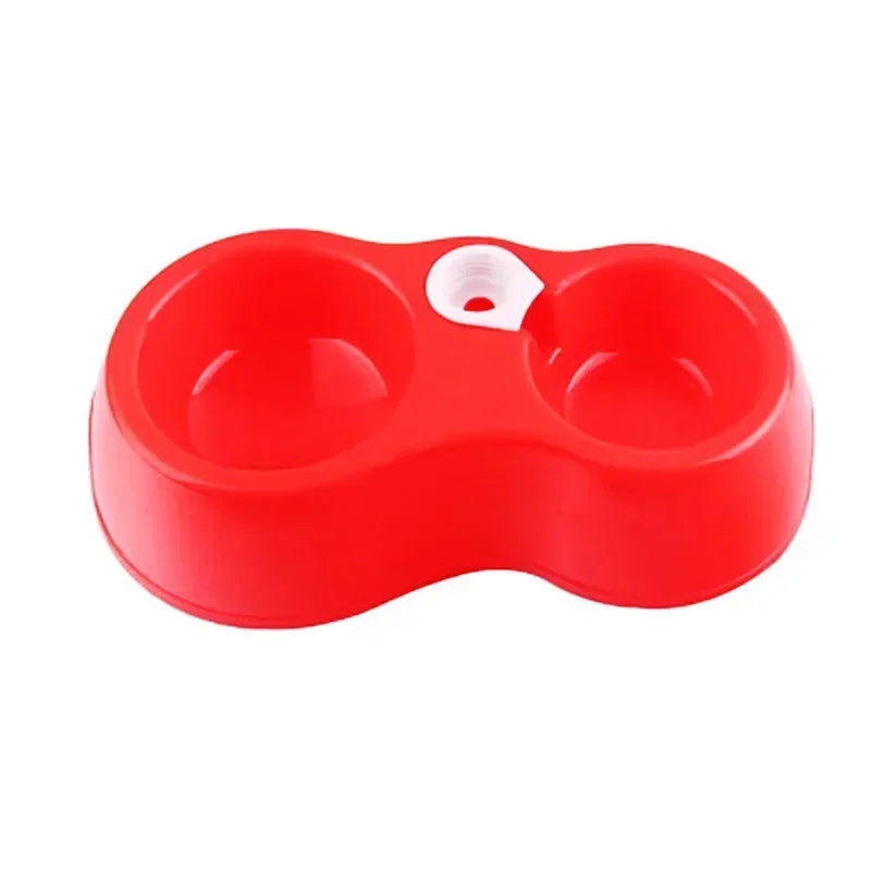 Dual Port Dog Automatic Water Dispenser Feeder Utensils Bowl Cat Drinking Fountain Food Dish Pet Bowl Cats Pet Dogs Pet Feeder