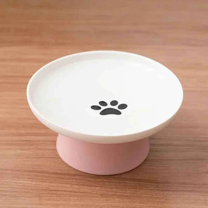 Cat Bowl Ceramic Pet Bowls Cat Dog Bowl Dish Pet Food Plate Kitten Water Dish Feeder Dog Bowl Feeder for Cats Pet Accessories