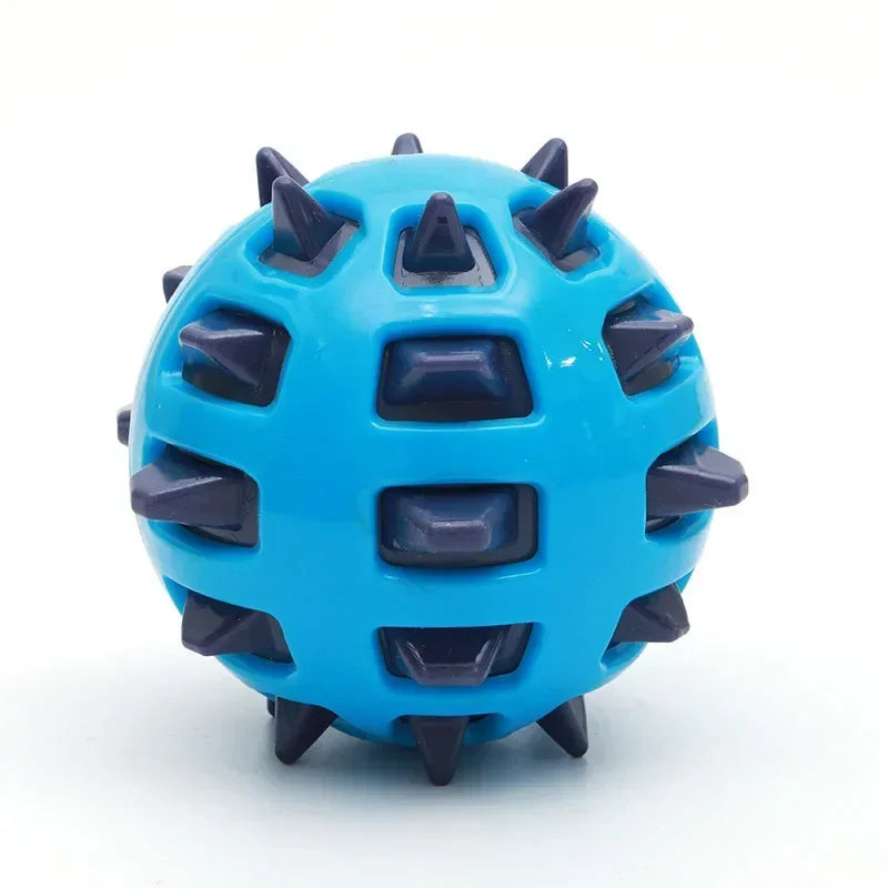 Pet Dog Chew Toy 12cm Dog ball TPR Spikes Molar Cleaning Tooth Funny Toy Indestructible Interactive Toy Products Pet Supplies