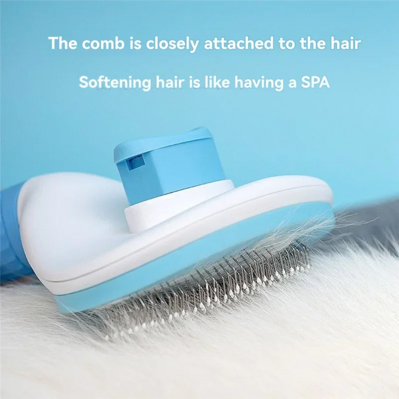 A88E-Cat Comb Remove Loose Hair Comb Dog Hair Removal Brush Cat Hair Removal Brush Pet Cat Supplies