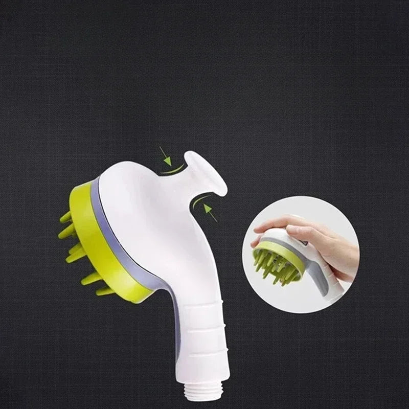 Pet Shower Sprayer Dog Wash Dogs Bath with Massage Brush Pets Washing Supplies Cat Shower Sprinkler Cleaner Comfortale Bath Tool