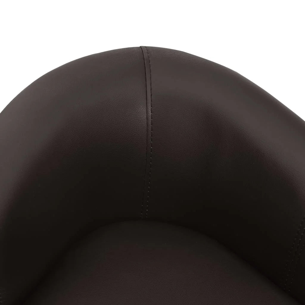 Dog Sofa Foam Filling Pet Relaxing Sofa for Home Use Brown 26.4x16.1x15.4in Faux Leather