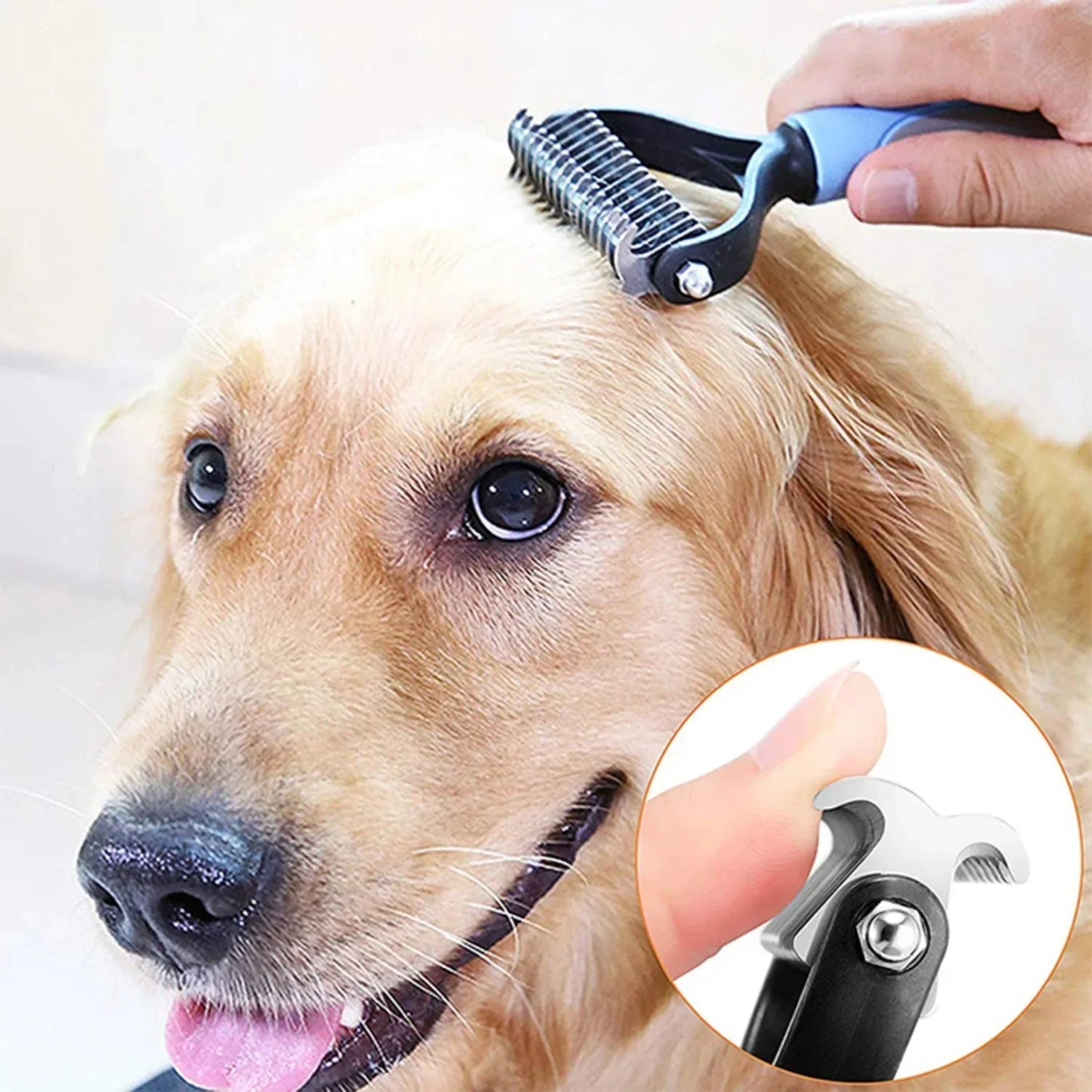 Professional Pet Deshedding Brush Dog Hair Remover Pet Knot Cutter Puppy Cat Comb Brushes Dogs Grooming Shedding Supplies