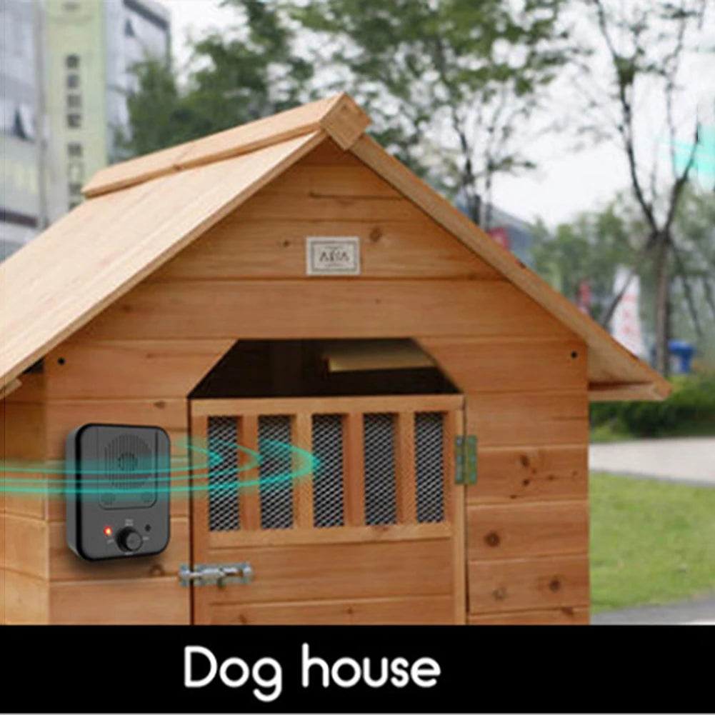 Ultrasonic Stopper Bark Dog Repeller Pet Training Stop Barking Anti Noise Device Stop Barking Sound Trainer Tools Pet Supplies