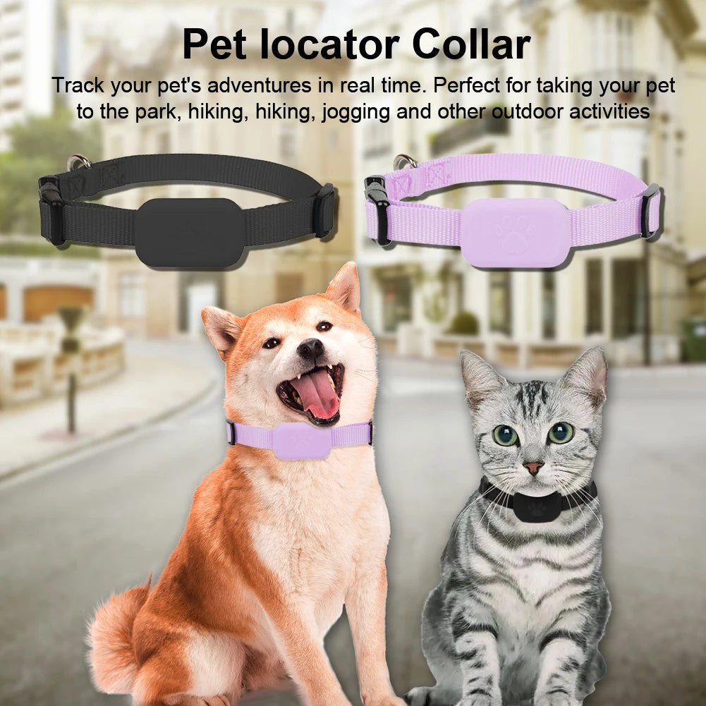 For iOS Puppy Collar Battery Operated Animal Tracking Movement Alert Collar Adjustable Pet Anti Lost Tracker Pet Supplies