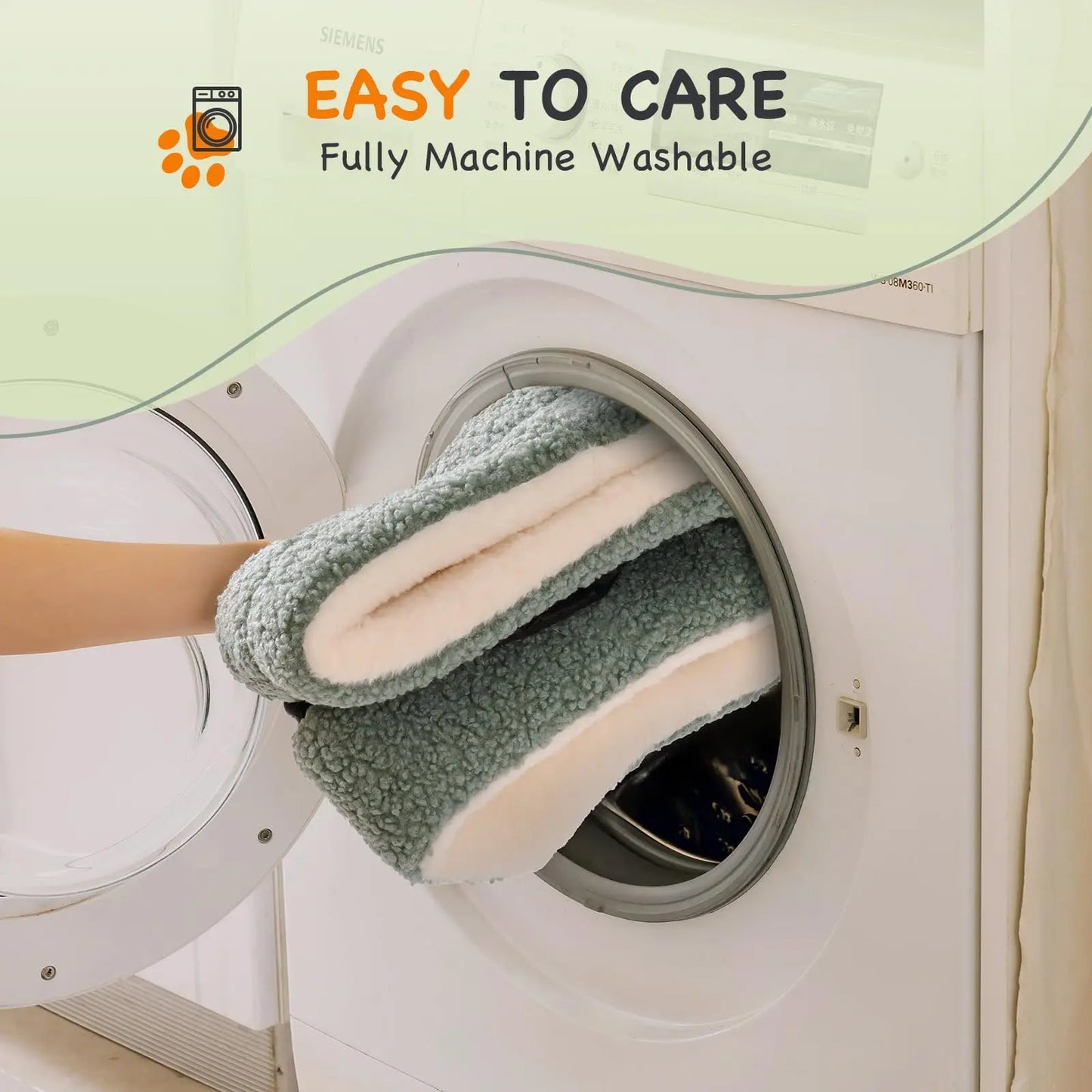 Mewoofun Cat Beds for Indoor Cats - Round Dog Beds for Small Dogs Washable Pet Bed with Non-Slip Bottom for Kitten and Puppy