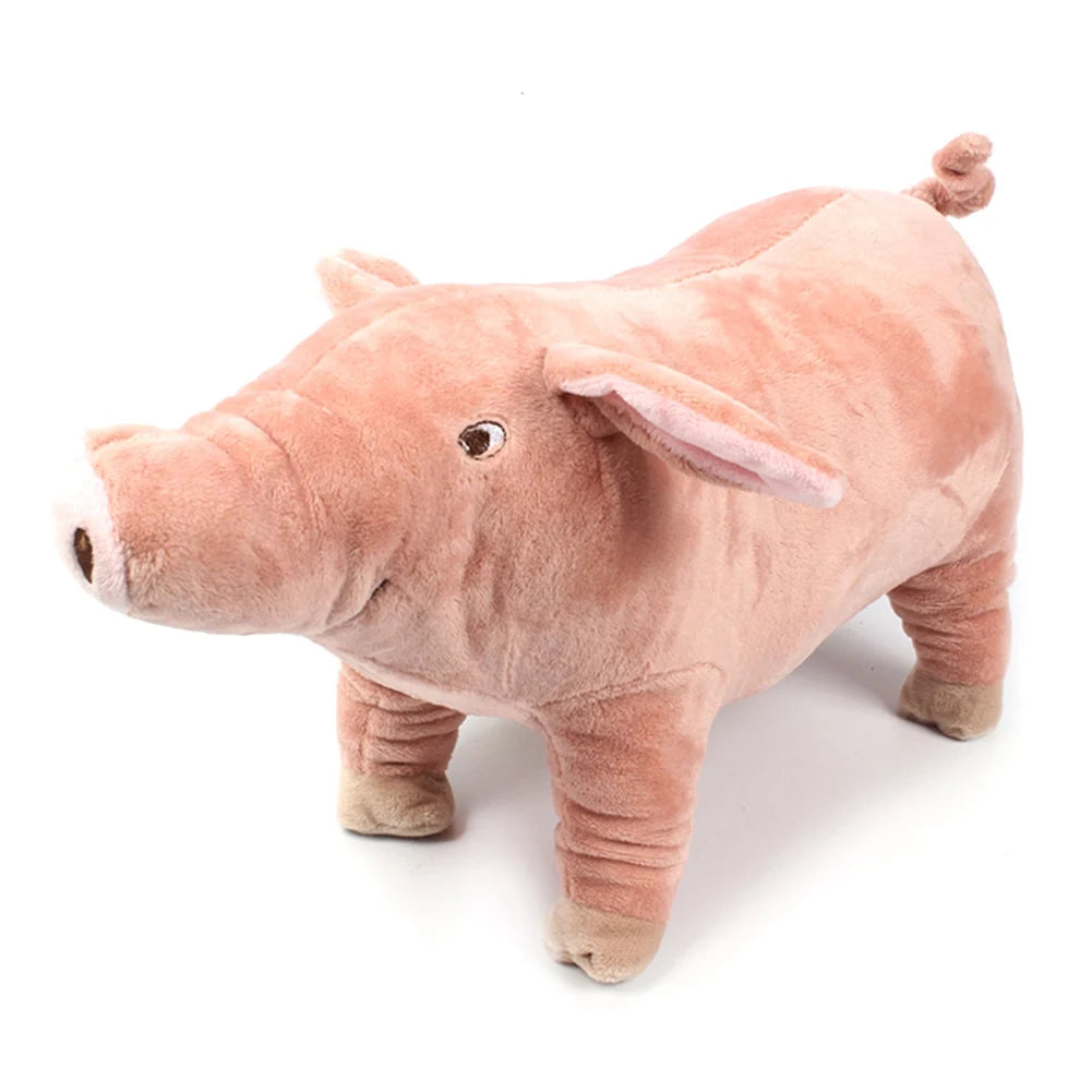 Cute Plush Pig French Bulldog Chew Toys for Dogs Bite-resistant Pet Dog Toy Venting Doll Sleeping with Animals Mascotas Supplies