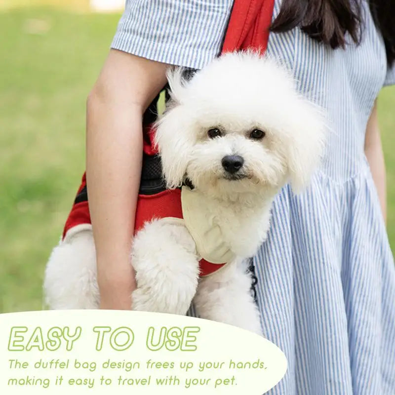 Backpack Dog Carrier Cat Legs Out Adjustable Travel Bag Portable Puppy Accessories For Small Medium Dogs Small Pet Supplies For