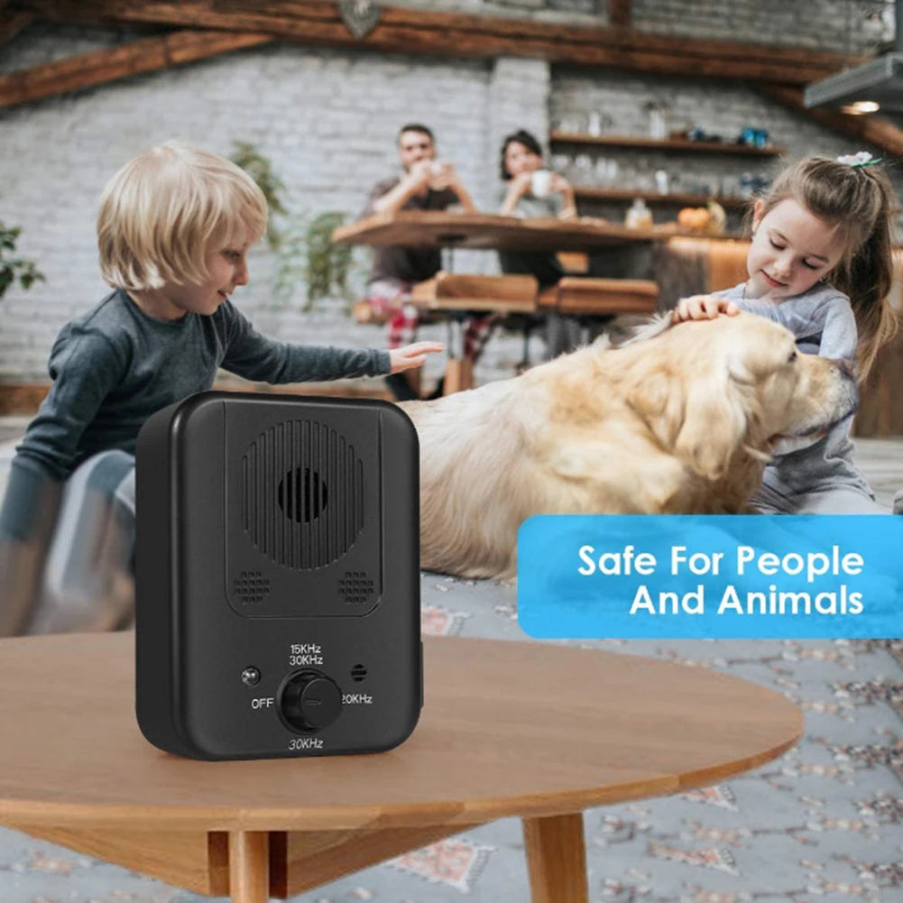 Ultrasonic Stopper Bark Dog Repeller Pet Training Stop Barking Anti Noise Device Stop Barking Sound Trainer Tools Pet Supplies