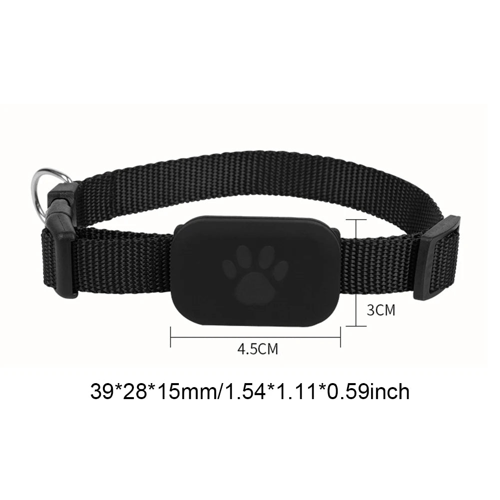 For iOS Puppy Collar Battery Operated Animal Tracking Movement Alert Collar Adjustable Pet Anti Lost Tracker Pet Supplies