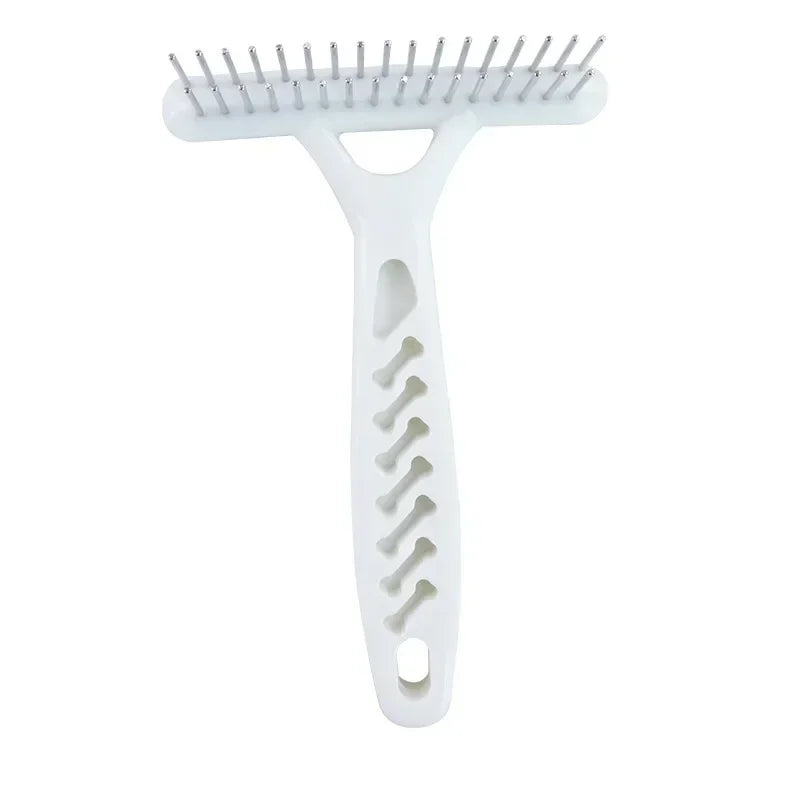 SUPERPET White Rake Comb for Dogs Brush Short Long Hair Fur Shedding Remove Cat Dog Brush Grooming Tools Pet Dog Supplies