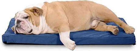 Tough Rip-Stop Orthopedic Dog Crate Bed - Durable, Removable, and Washable Cover, Kennel Crate Pad Fits in Crate, Medium 35"x22