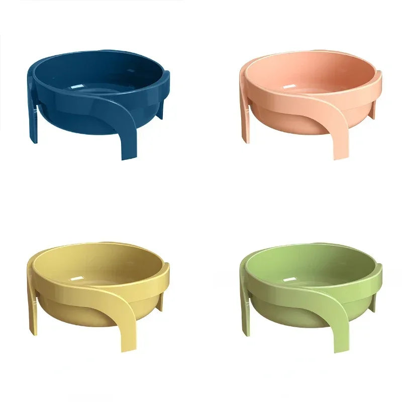 Dog Bowl Raised Cat Water Bowls with Stand Elevated Feeding Bowl 5.5in Wide
