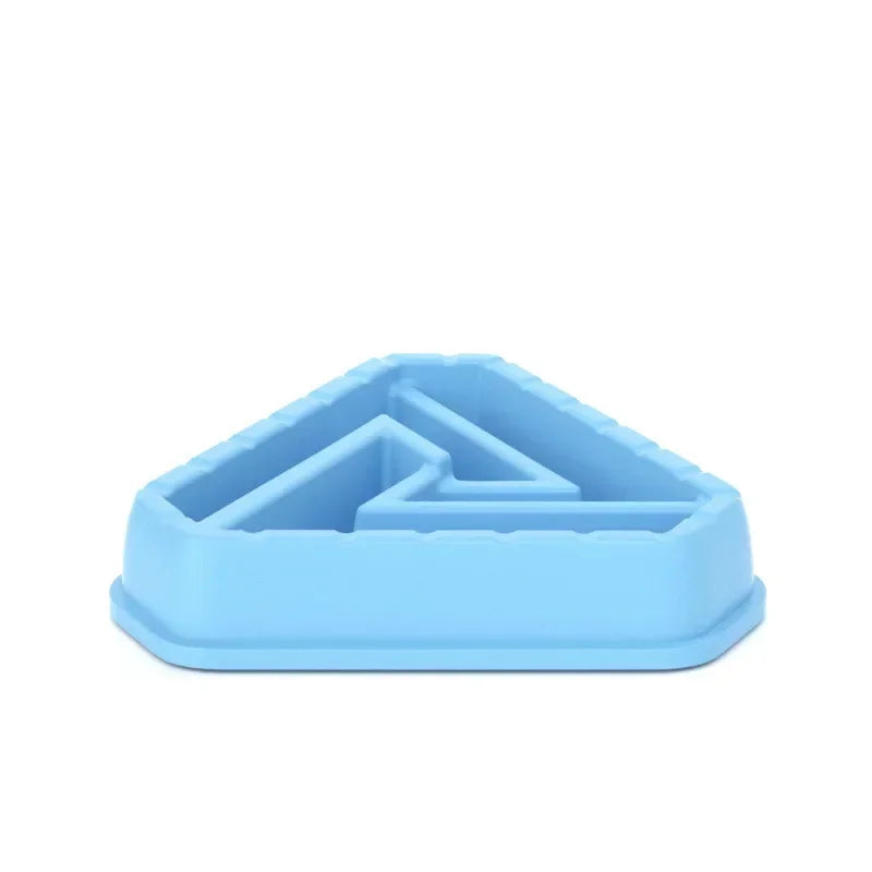 Pet Dog Bowl Dog Slow Feeder Bowl Puppy Cat Slow Eating Dish Bowl Anti-Gulping Food Plate Feeding Dog Cat Food Pet Supplies