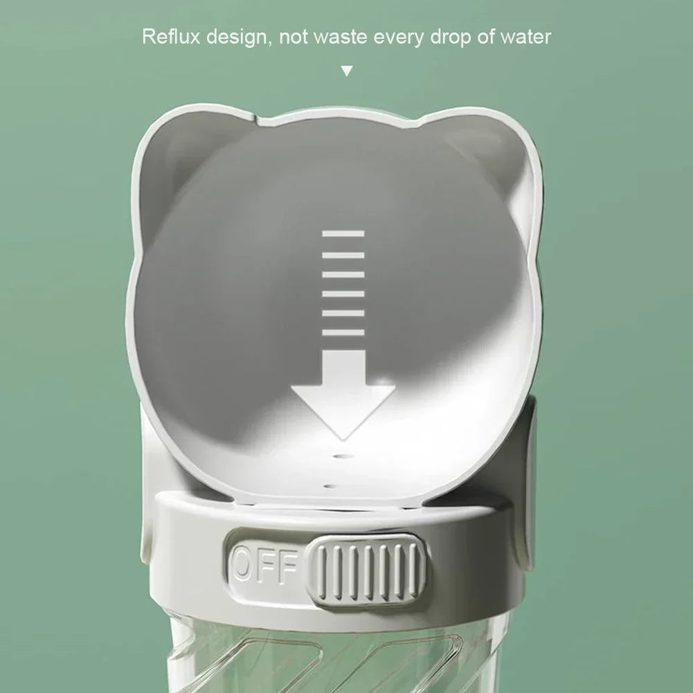 Portable Dog Cat Water Bottle with Storage Food and Water Container for Puppy Pets Dogs Feeder Bowl Outdoor Travel Pet Supplies