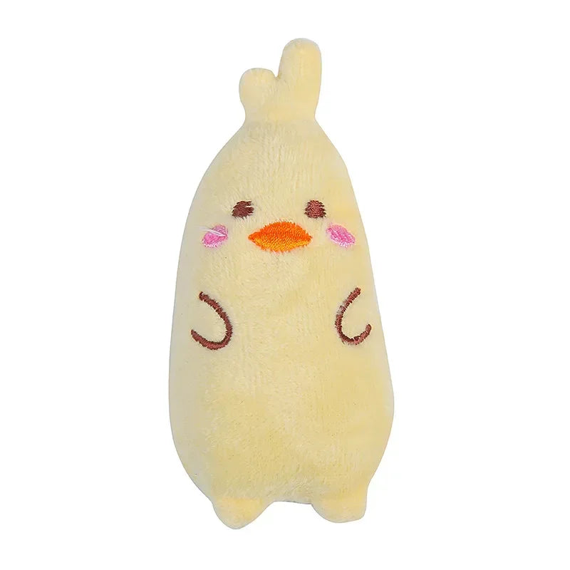 1pcs Catnip Plush Cat Toy Oval Plush Puppet Toys Cat Throwing Toys Plush Puppet Toys Pet Cat Accessories