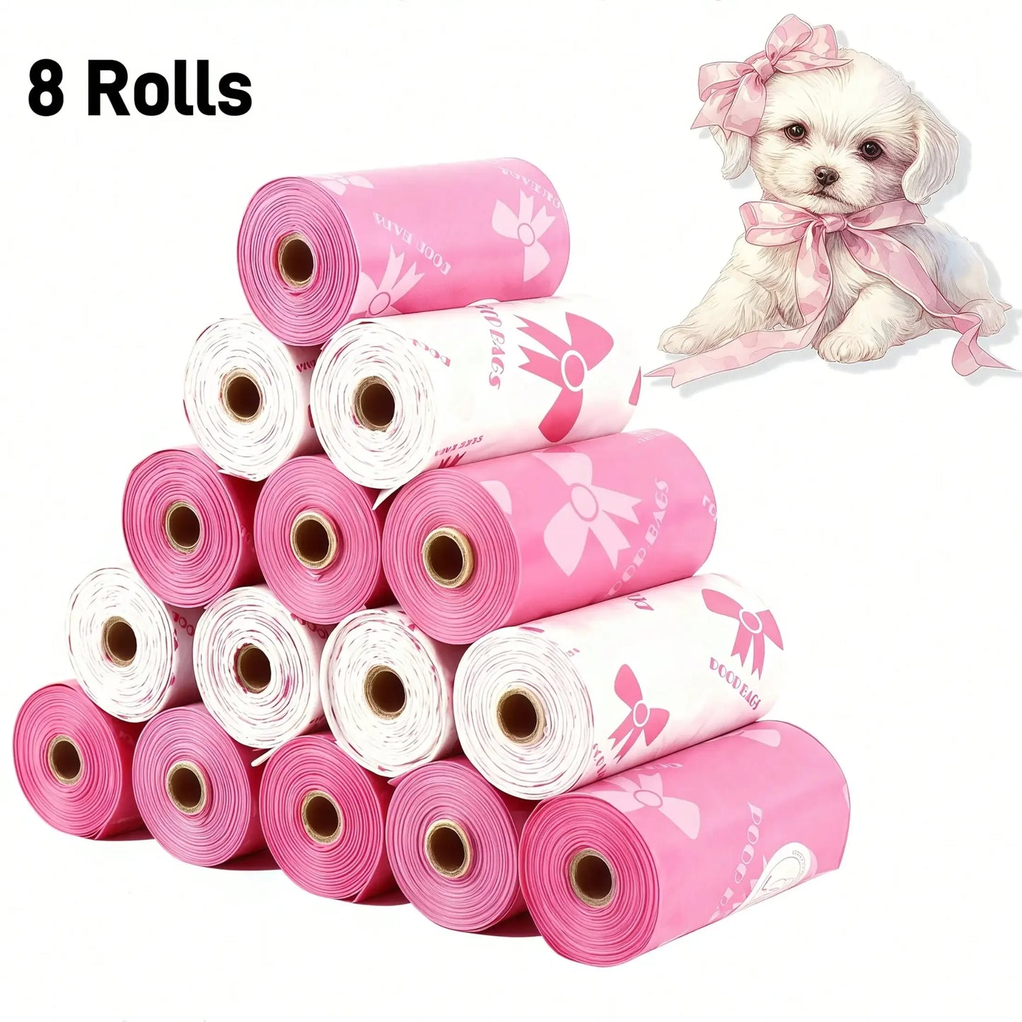 3/6/10/12 Rolls 180 Count Super Thick Dog Poop Bags,Leak-Proof Polyethylene Suitable For Cats & Dogs, Pet Cleaning Supplies