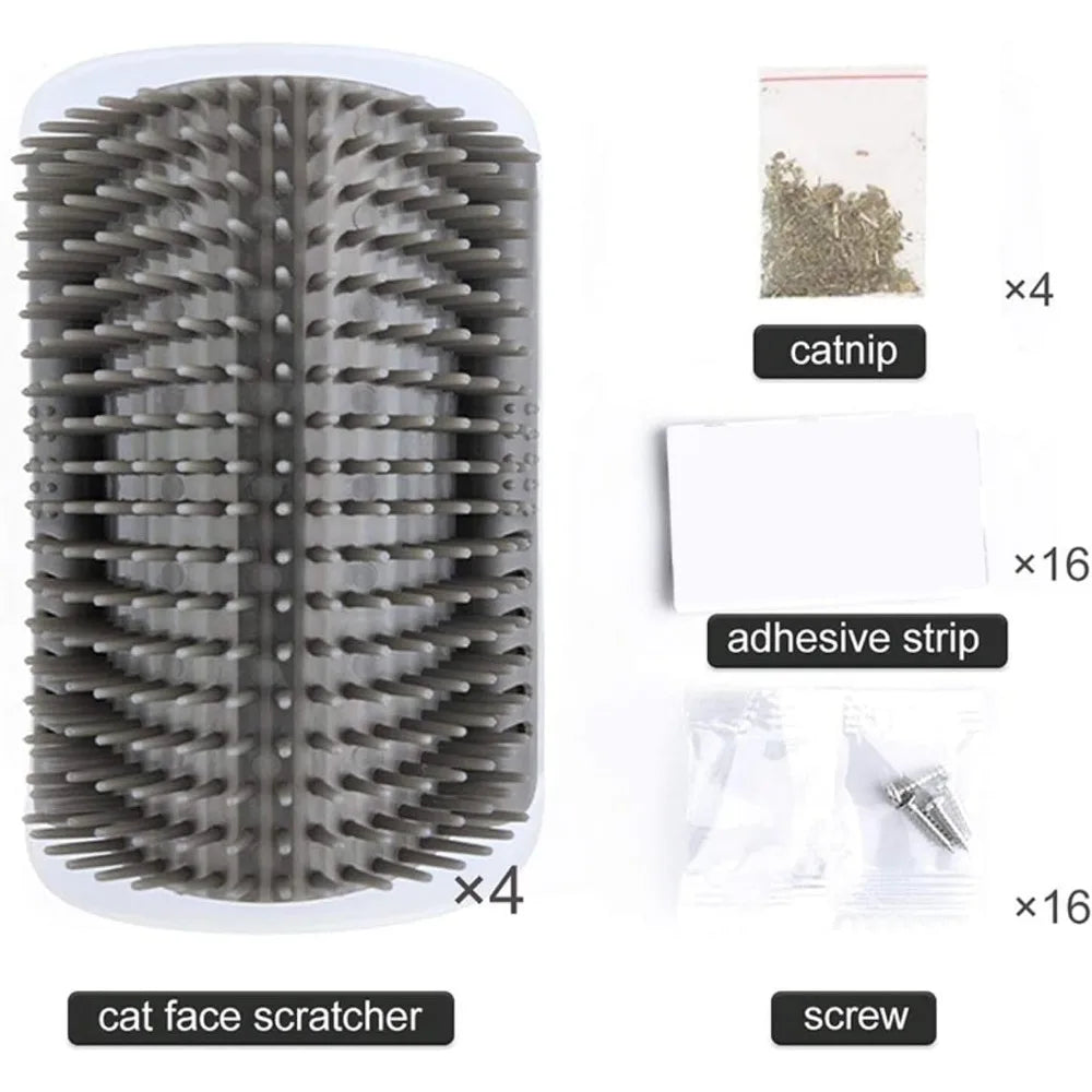 1pcs Pet Comb Removable Cat Corner Scratching Rubbing Brush Pet Hair Removal Massage Comb Pet Grooming Cleaning Supplies Scratc