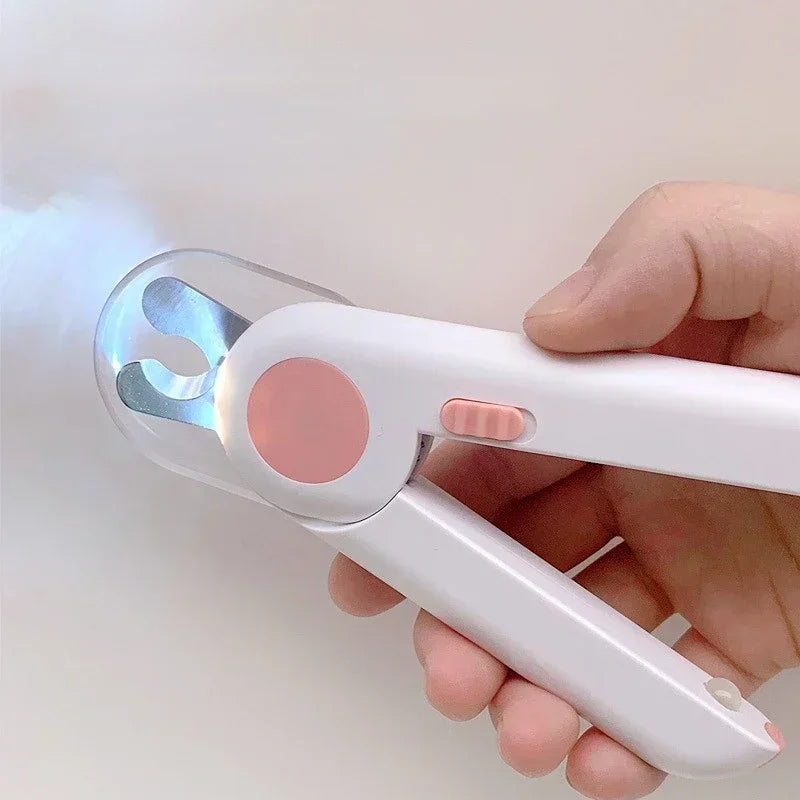 Cat Nail Clippers Scissors LED Light Pet Dogs Nail Toe Scissors Kitten Puppy Claw Nail Clipper Cats Grooming Cleaning Supplies