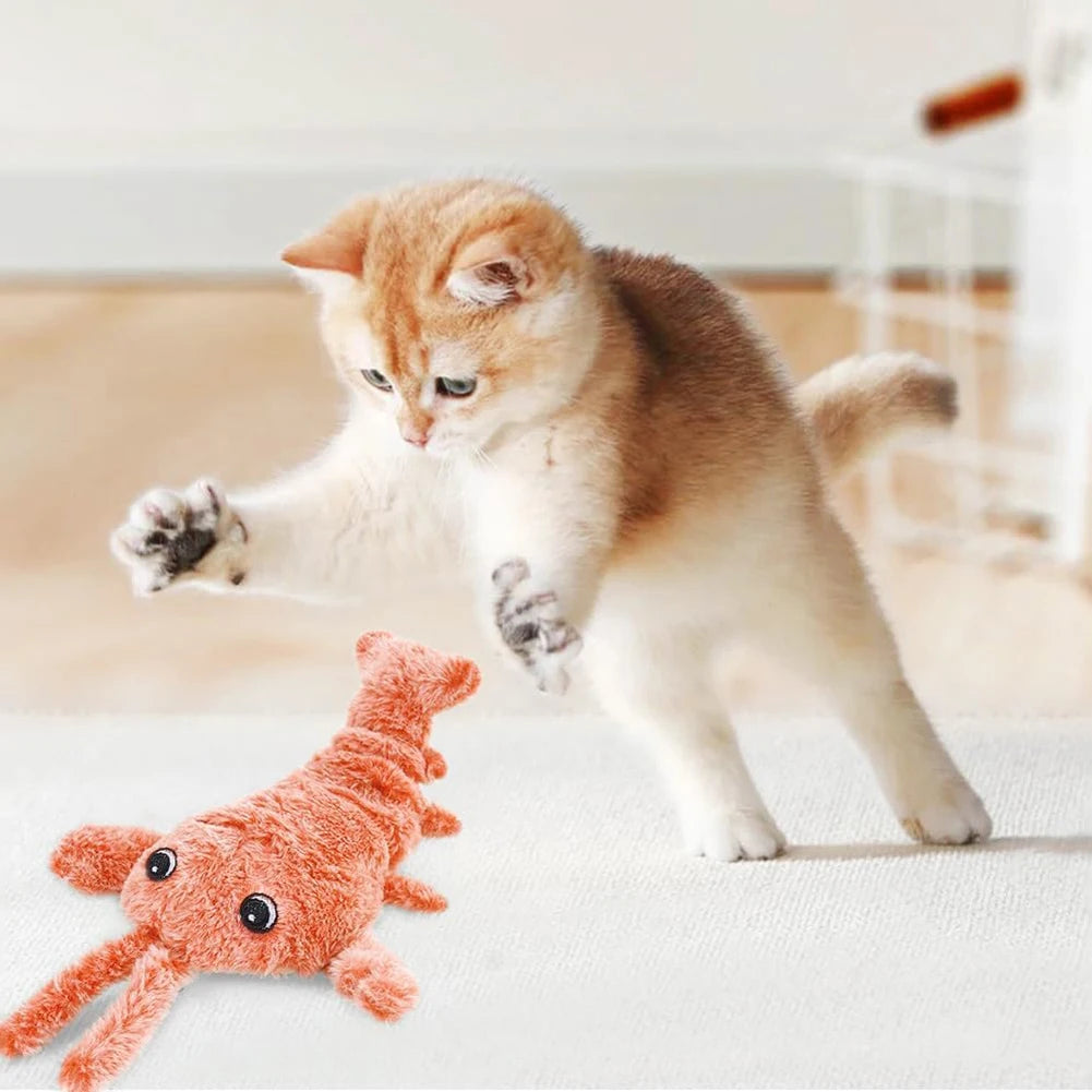 Plush Squeaky Dog Toys Floppy Lobster Interactive Dog Toy Interactive Dog Toys To Keep Them Busy for Small Medium Large Dogs